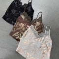 Blusa foil dallas con puntilla flores