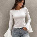 Camiseta manga oxford con abertura