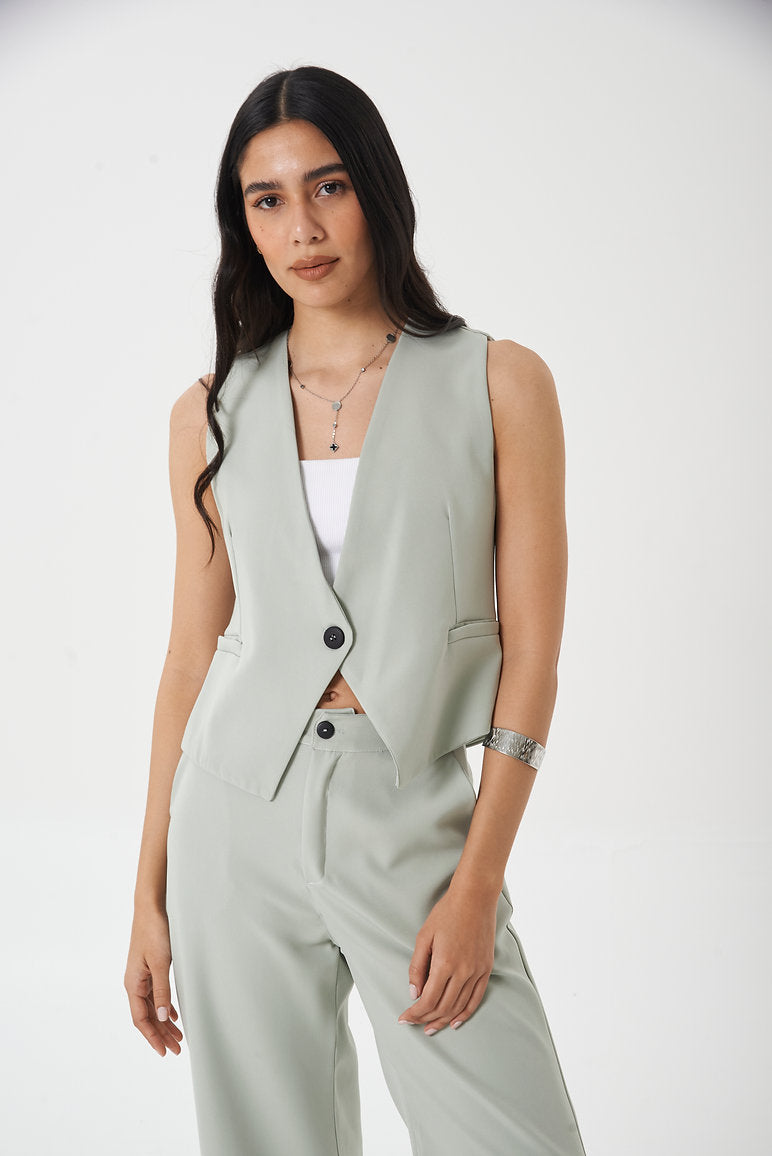 Chaleco sastrero nora