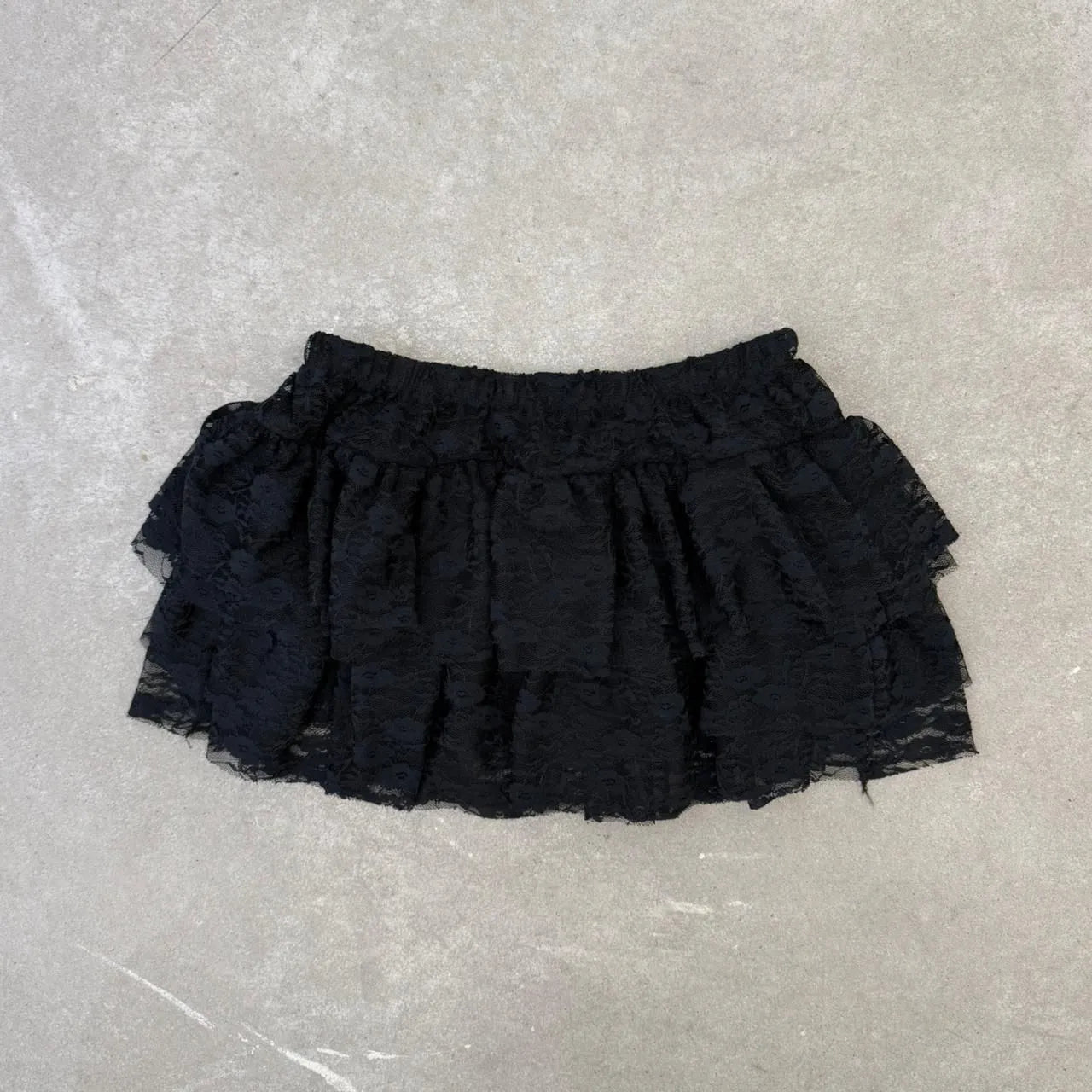 Falda volado retro