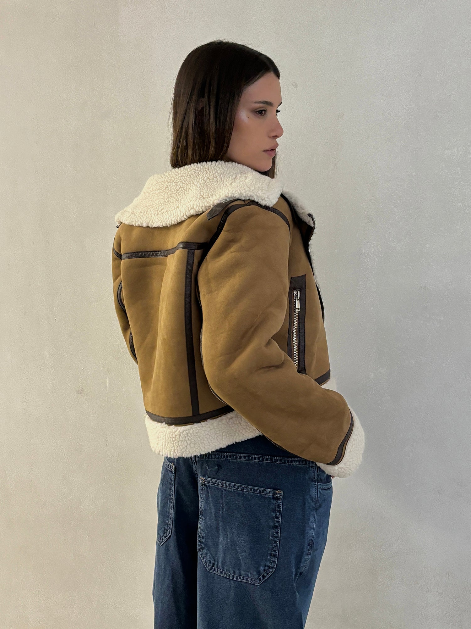 Gamulan camel gamuzado corderito