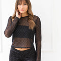 Micro short licra glitter