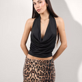 Pollera lentejuela animal