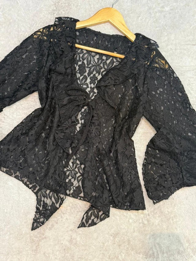 Saquito volados manga acampanada