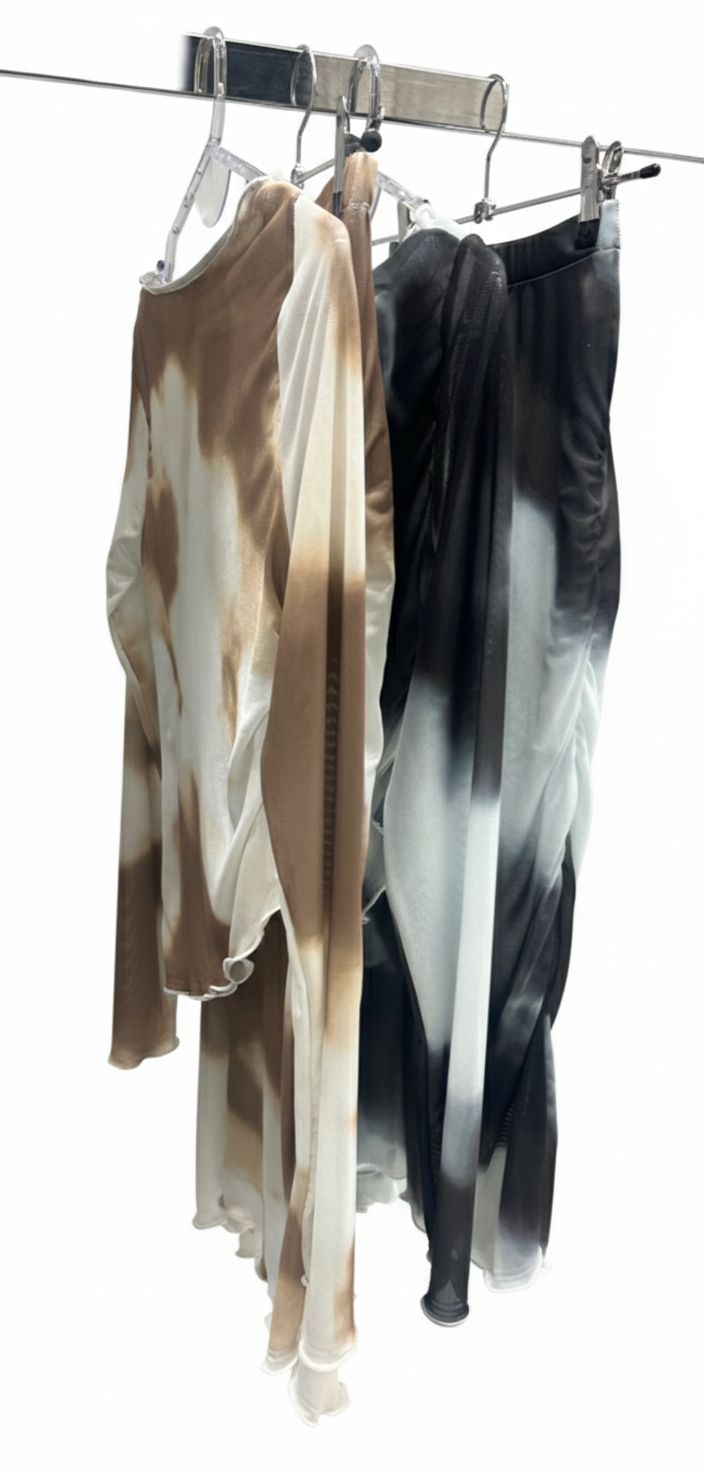 Set de tull estampado Aries