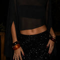 Short pollera lentejuelas tini