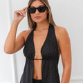 Top zulma strass