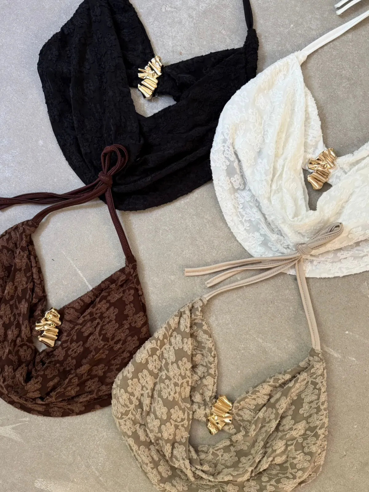 Top Crop alter con hebilla