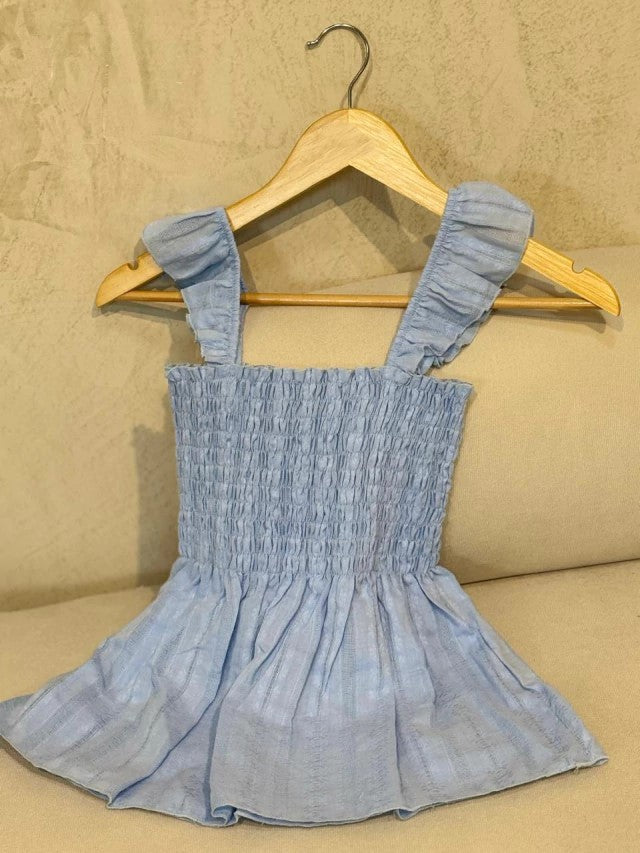 Top hilo elastico manga volados rattier klein