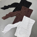 Vestido straple mini encaje ruffle