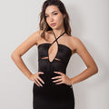 Vestido strapless