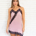 Vestido zara seda puntilla